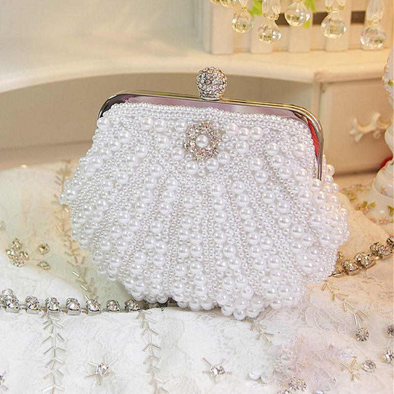 Luxury Bags Direct - Lüks Taraklı İnci El Çantası El
