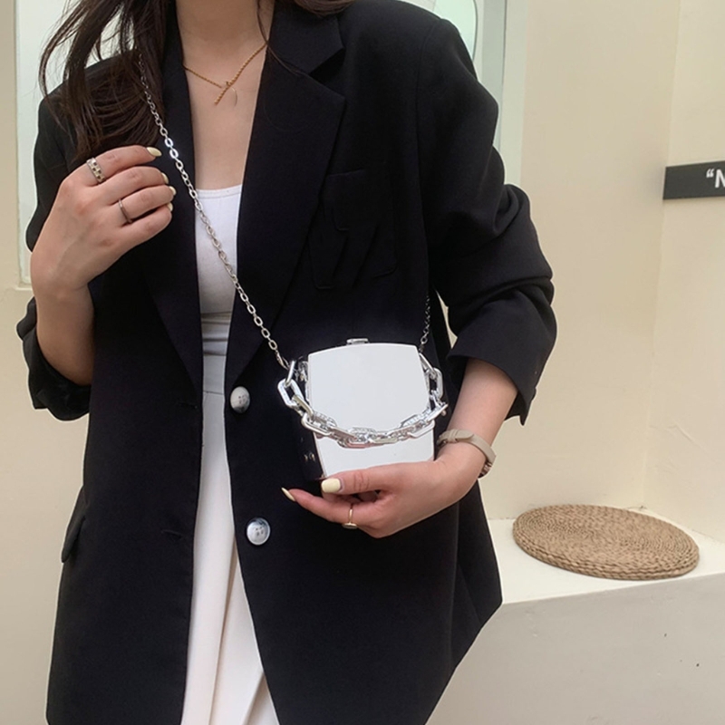 Luxury Bags With Zipper - Mini lüks altın parti akşam debriyaj