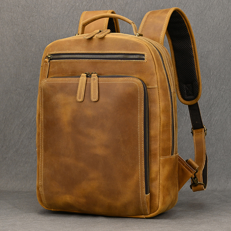 Luxury Bags That Fit Laptop - Moda Deri Sırt Çantası Erkekler Için
