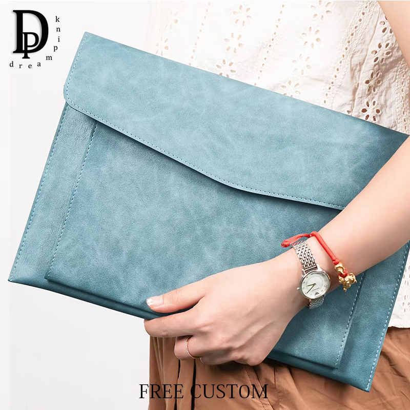 Luxury Bags Names - Özel Harfler Deri A4 Belge Çantası