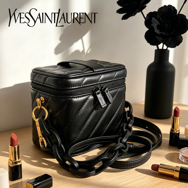 Luxury Designer Bags Ysl - Yves Saint Laurent'ın Çantası Siyah Kapitone
