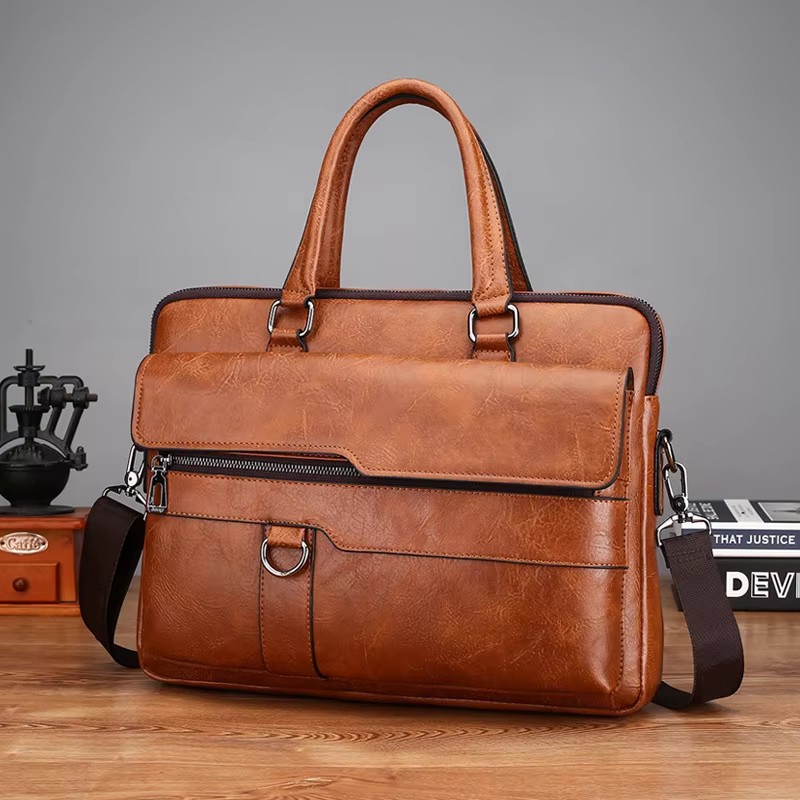 Luxury Bags That Fit Laptop - Lüks Marka Erkek Çanta Deri Erkek