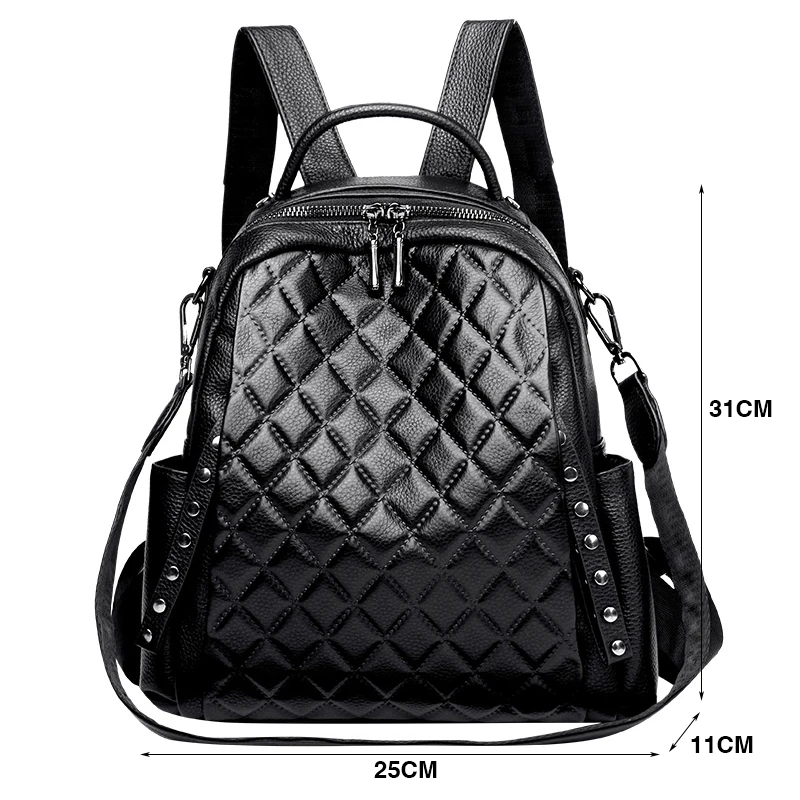Hakiki Deri Sırt Çantası Kadın - Luxury Bags With Zipper incelemesi ve fiyatı
