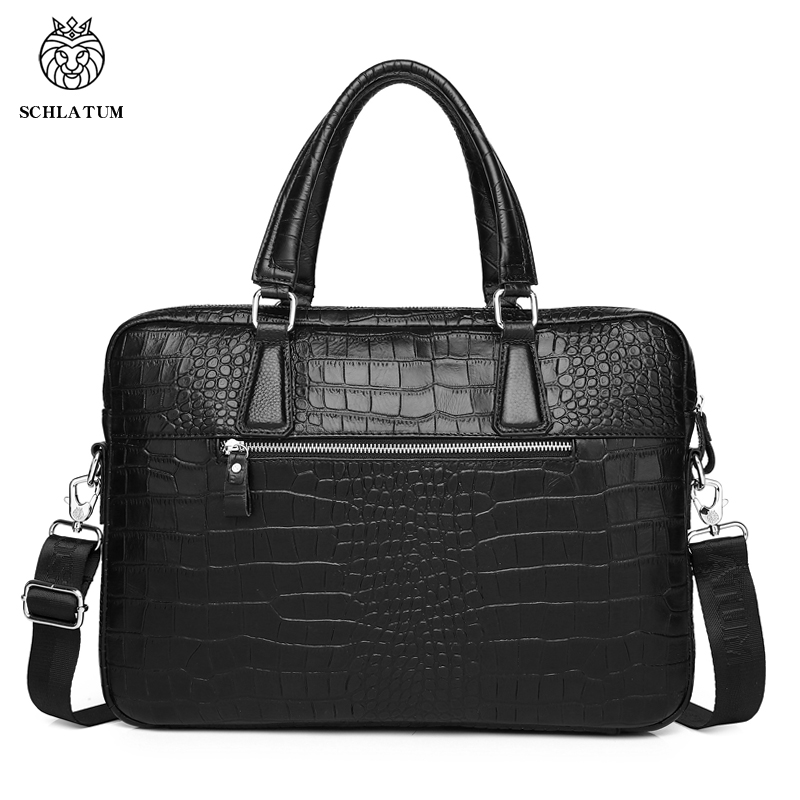 SCHLATUM Hakiki Deri Timsah Ta - Luxury Bags That Fit Laptop incelemesi ve fiyatı