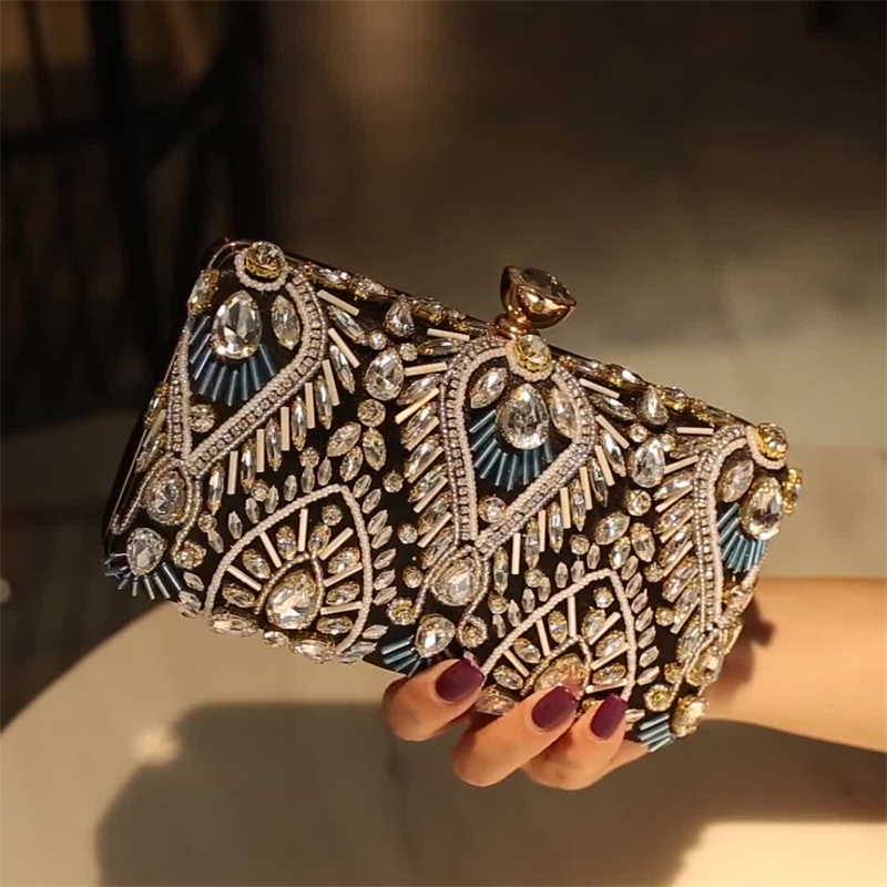 Kadın akşam gelin için el çant - Luxury Bags Blue incelemesi ve fiyatı