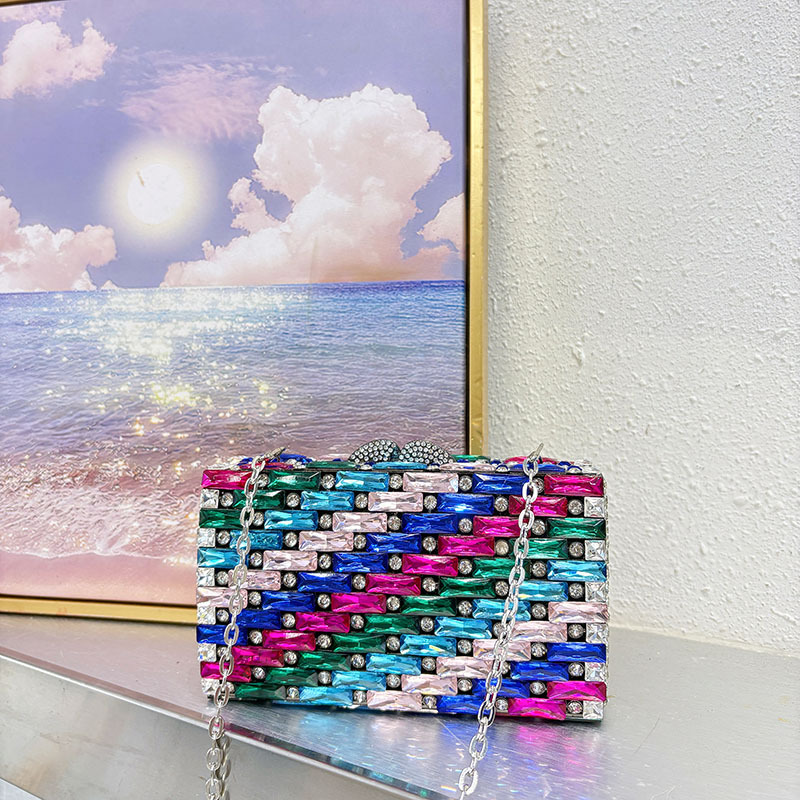 Kadın Mavi Rhinestone Gece Çan - Luxury Bags Blue incelemesi ve fiyatı