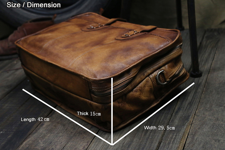Lüks Vintage Hakiki Deri Erkek - Luxury Bags That Fit Laptop incelemesi ve fiyatı
