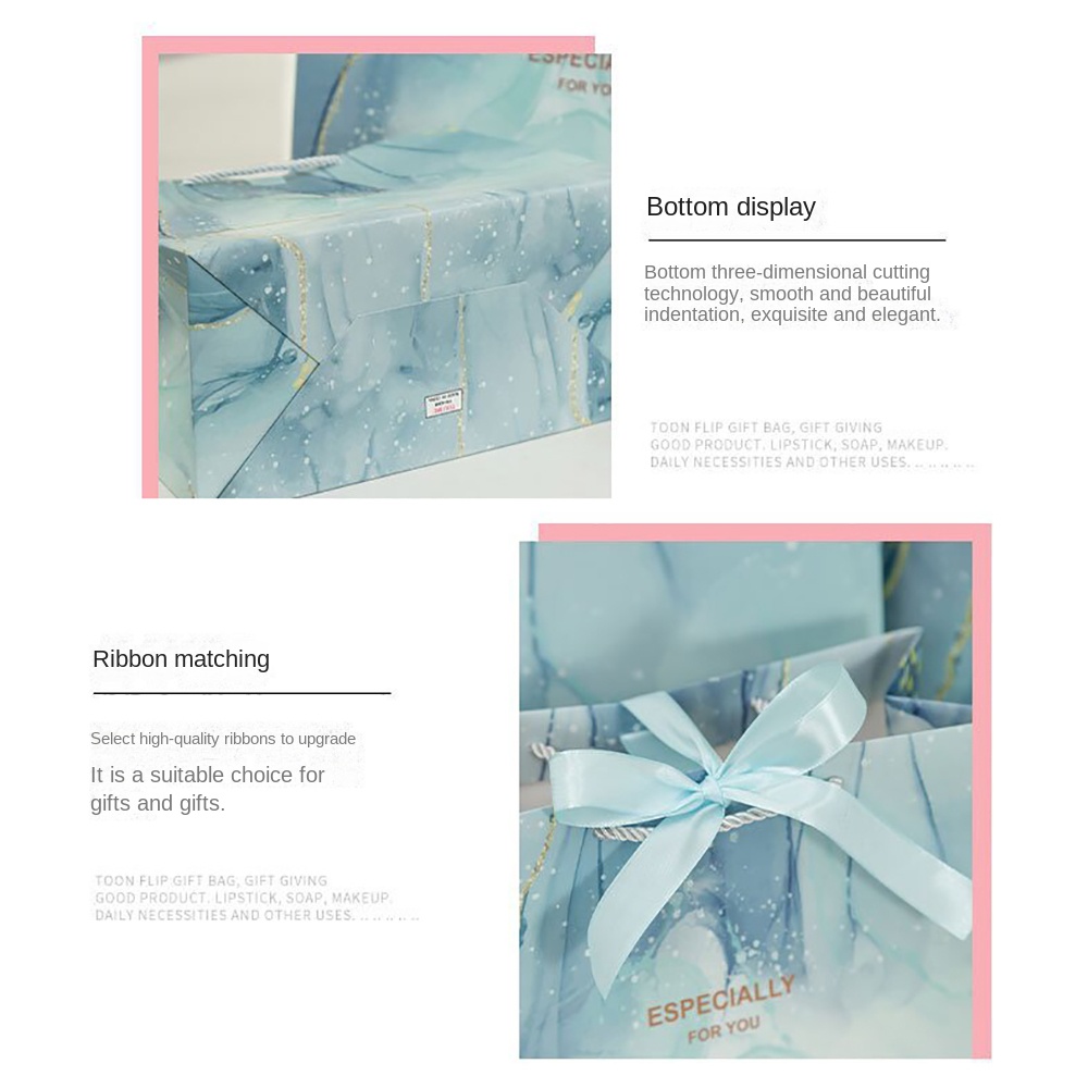 Çok boyutlu mermer baskı hediy - Luxury Bags Blue incelemesi ve fiyatı