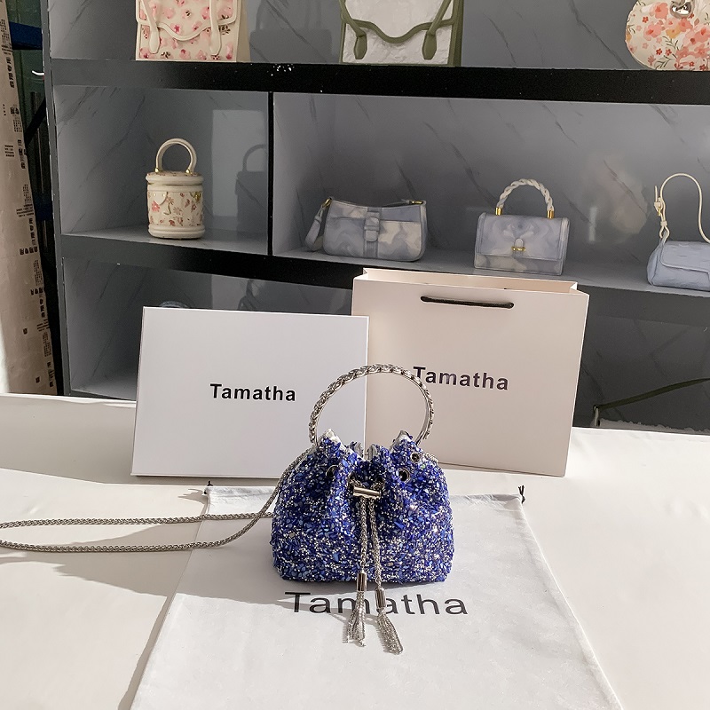 Lüks Mavi Taşlar Kova Çanta Gl - Luxury Bags Blue incelemesi ve fiyatı