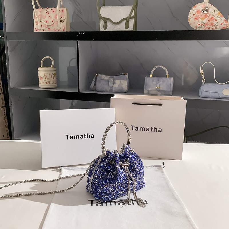 Lüks Mavi Taşlar Kova Çanta Gl - Luxury Bags Blue incelemesi ve fiyatı