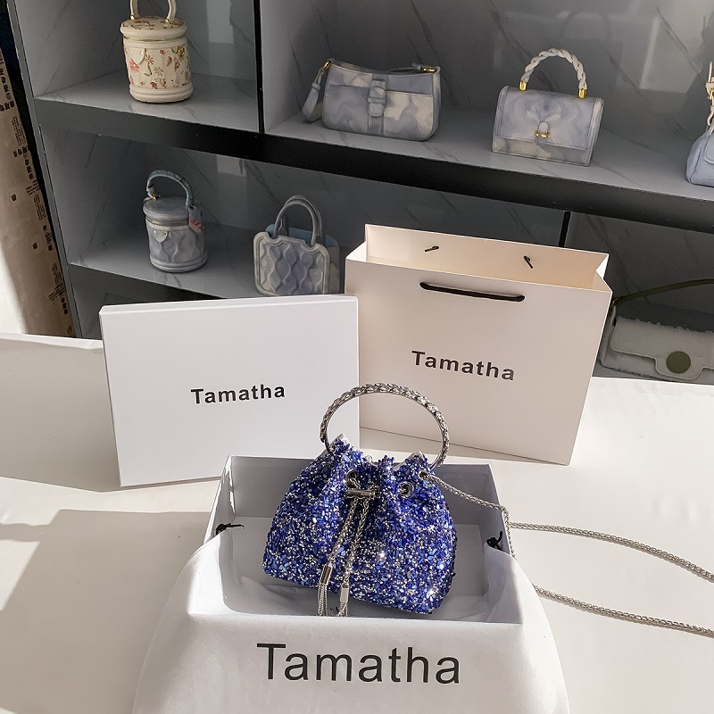Lüks Mavi Taşlar Kova Çanta Gl - Luxury Bags Blue incelemesi ve fiyatı
