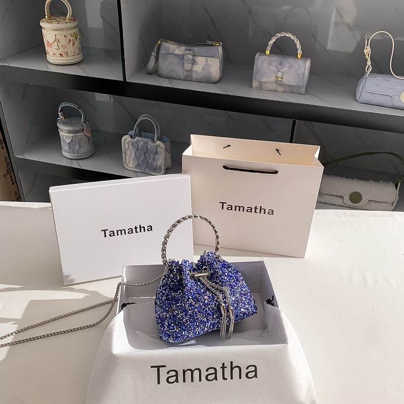Lüks Mavi Taşlar Kova Çanta Gl - Luxury Bags Blue incelemesi ve fiyatı