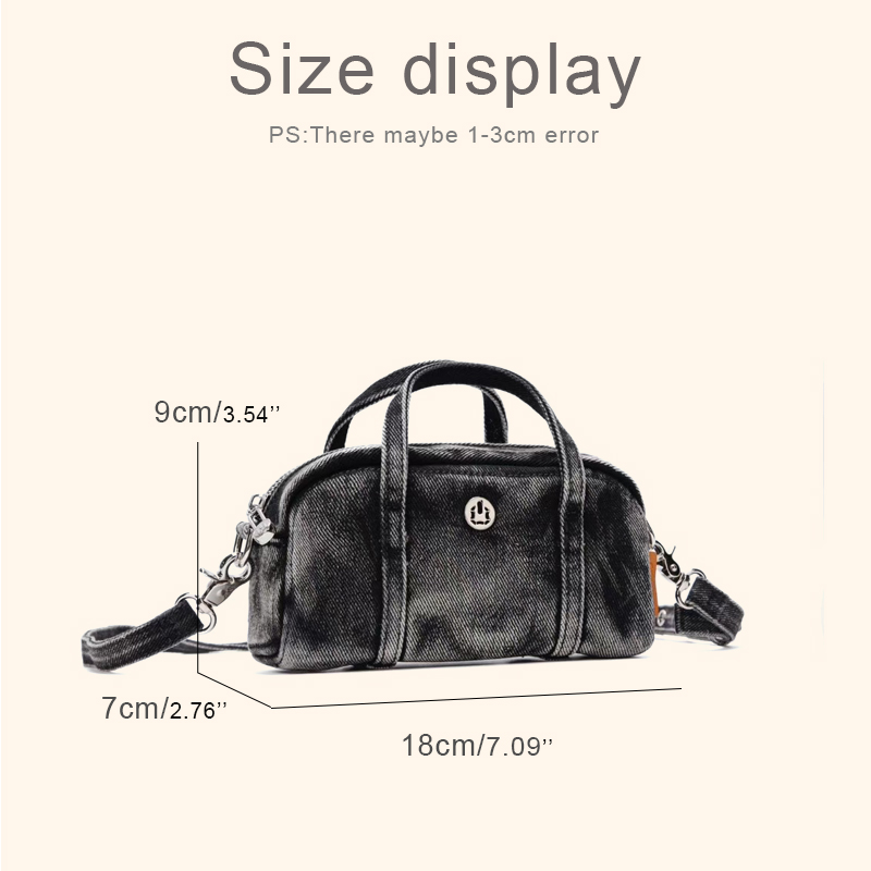 Kore Tarzı Günlük Mini Kot Kut - Luxury Bags With Zipper incelemesi ve fiyatı