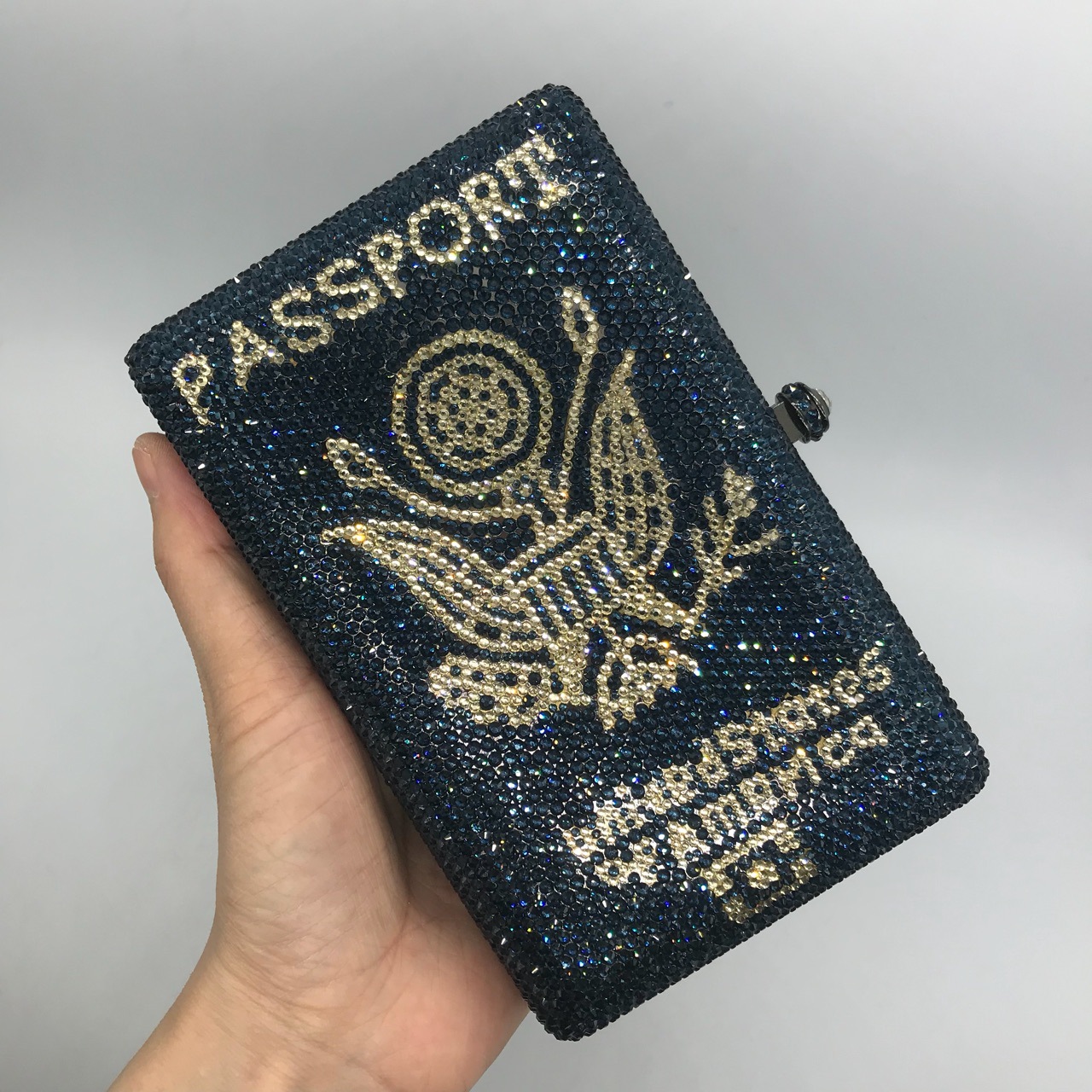 Koyu Mavi Pasaport Şekli Elmas - Luxury Bags Blue incelemesi ve fiyatı