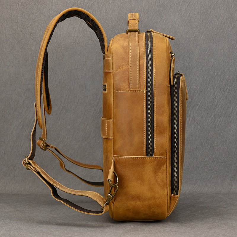 Moda Deri Sırt Çantası Erkekle - Luxury Bags That Fit Laptop incelemesi ve fiyatı