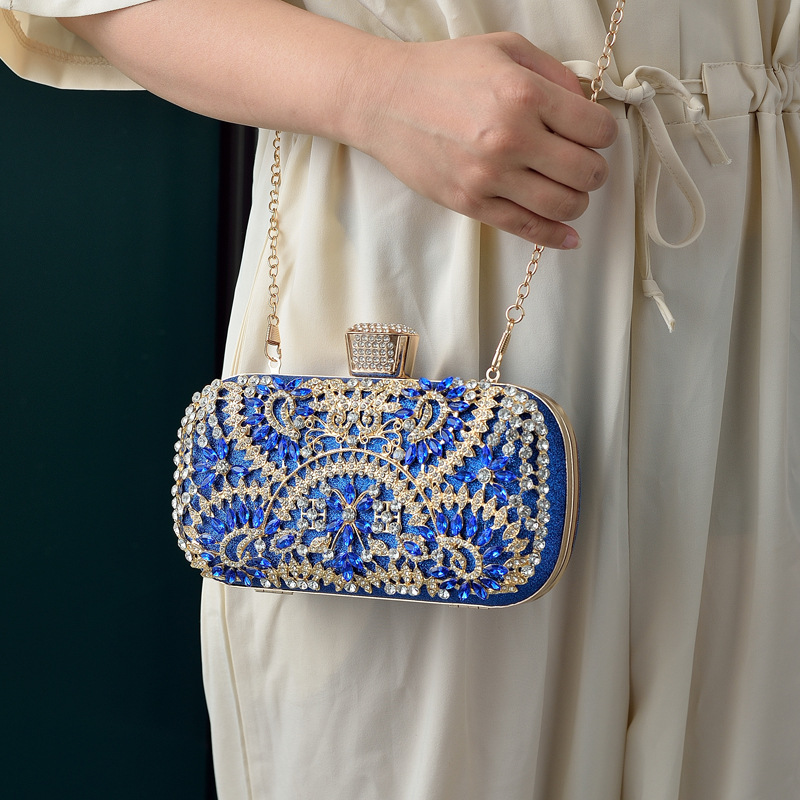 Kadın Debriyaj Parti Lüks Mavi - Luxury Bags Blue incelemesi ve fiyatı